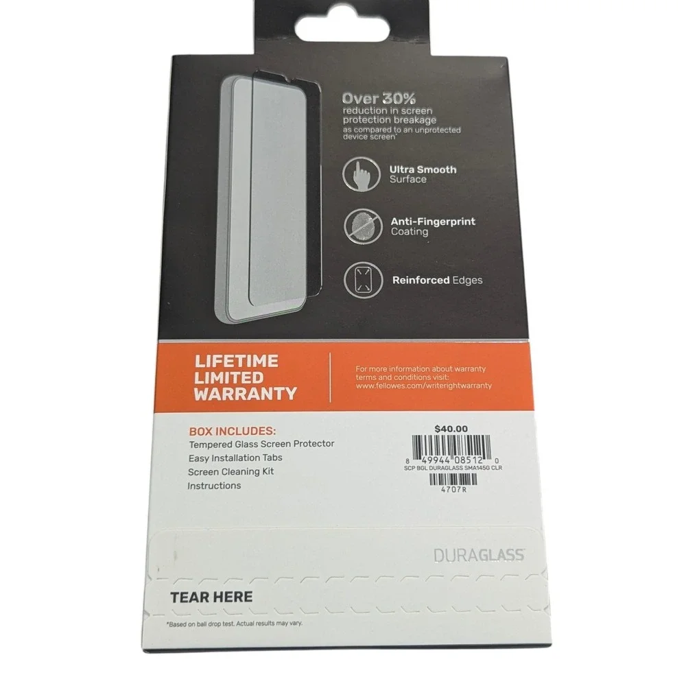 U6-N DuraGlass Tempered Glass Screen Protector‎ for Samsung Galaxy A14 5G